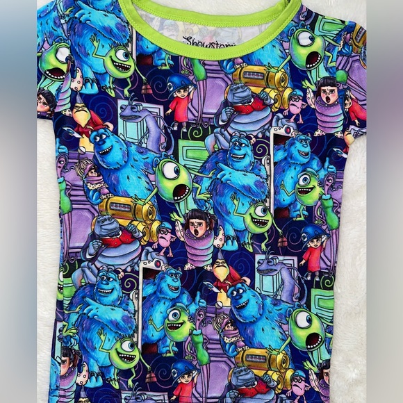 Monster Inc Bamboo Pj Set - Picture 3 of 4